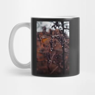 Drops or rain of an autumn day in the woods Mug